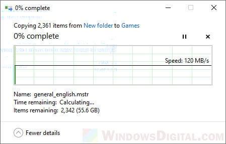 Move Origin games from HDD to SSD