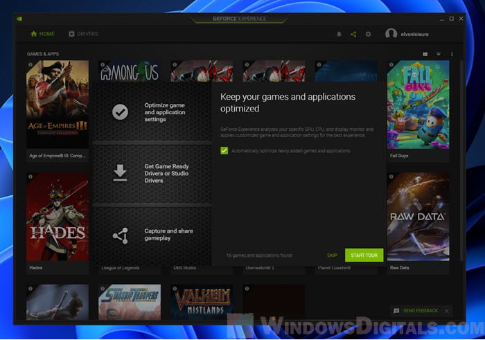 NVIDIA GeForce Experience Login Error on Windows 11 10