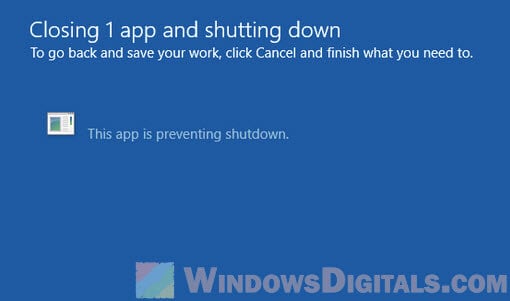 NVIDIA NodeJS Share Window preventing shutdown