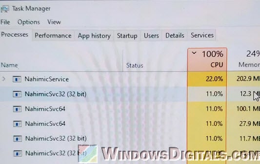 Nahimic Service high CPU usage