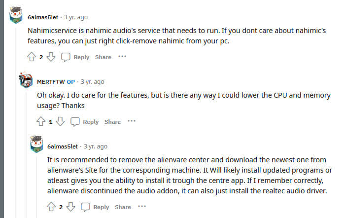 Nahimic Service nahimicservice.exe Reddit