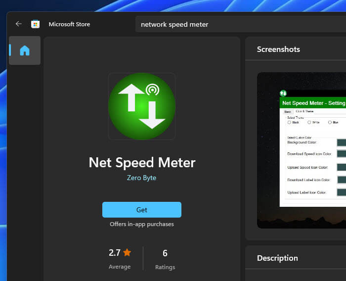 Net Speed Meter Microsoft Store