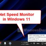 NetSpeedMonitor Windows 11