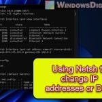 Netsh Interface IP Set Address DNS Windows 11