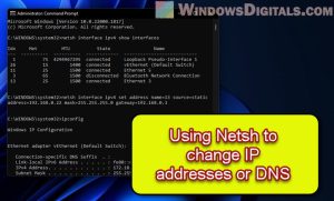 How to Use Netsh Interface IP Set Address or DNS in CMD