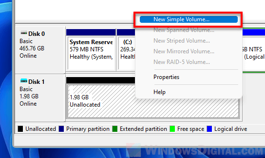 New Simple Volume Windows 11