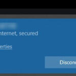 No internet Secured Windows 10