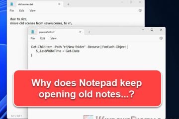 Notepad Keeps Opening Old Files