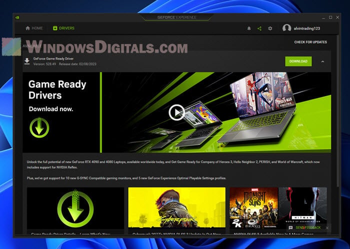 Nvidia Geforce Experience Web Helper