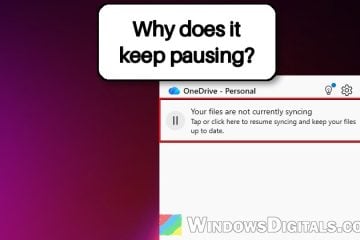 OneDrive Not Syncing or Uploading Files in Windows 11 (Sync Paused)