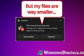 OneDrive Says Storage Is Full but Your Files Don't Add Up, Why?