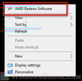 Open AMD Radeon Software Windows 11/10