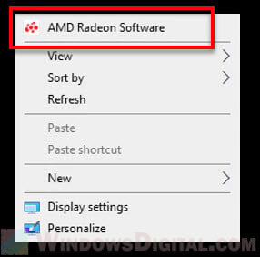 Open AMD Radeon Software Windows 11/10