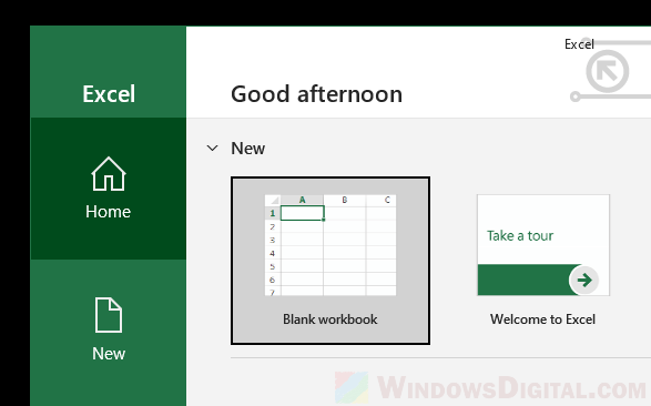 Open Excel Spreadsheet XLSX XLS