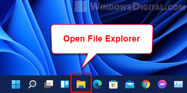 Open File Explorer Windows 11
