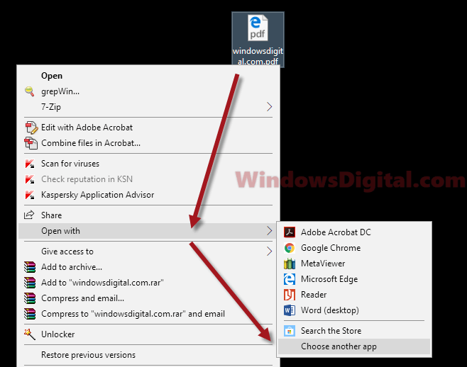 microsoft pdf viewer windows 7