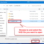 Open vhdx file Windows 11