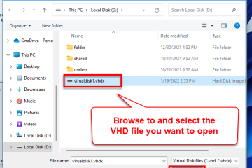 Open vhdx file Windows 11