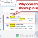 Outlook Email Shows Up in Search but Not in the Inbox, Why?