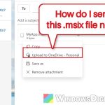 Outlook Will Block .msix Attachments From November, What to do?