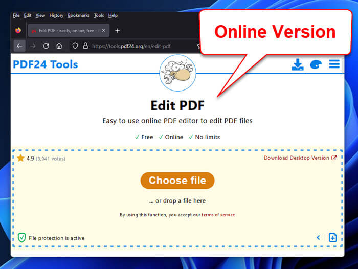 PDF24 online tools