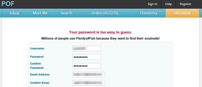 Pof sign up not working video