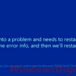 Page fault in nonpaged area Windows 10 blue screen error