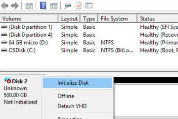 Partition New SSD in Windows 10