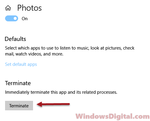 Photos App not working in Windows 10/11