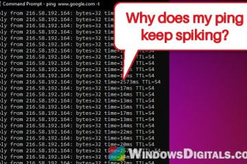 Ping Spikes Every Few Seconds in Online Games on Windows 11