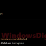 Potential Windows Update database error detected 2018 not fixed in Windows 10