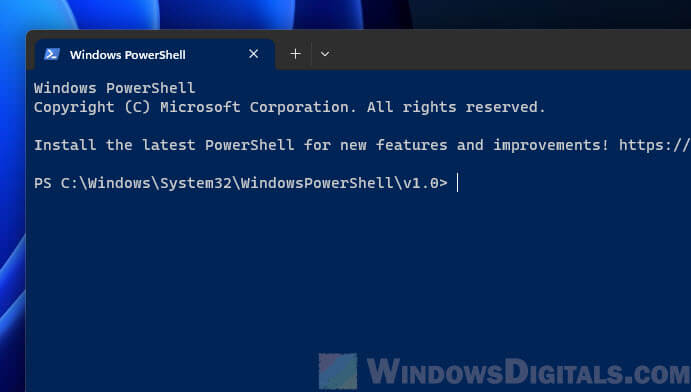 PowerShell Windows 11
