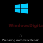 Preparing Automatic Repair Windows 10 Black Screen Loop Fix