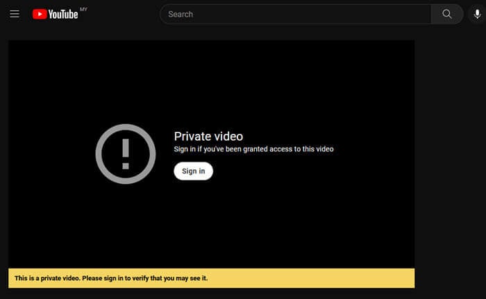 Private video Sign in if you've been granted access to this video