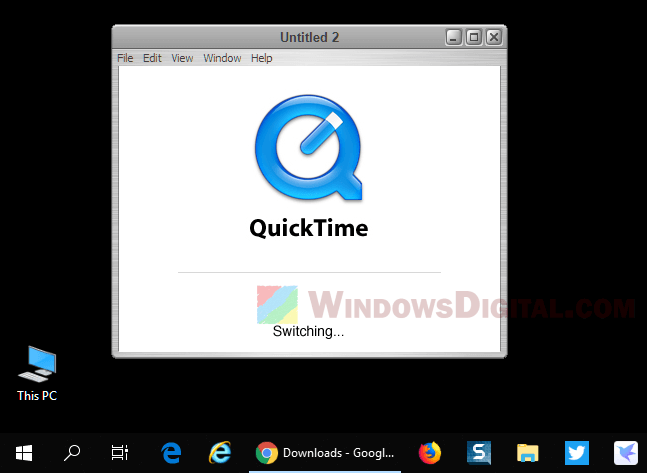 QuickTime Player Free Download for Windows 10 64-bit Latest Version