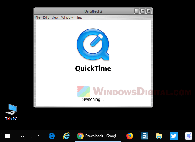 quicktime 7.7 windows 7 64 bit