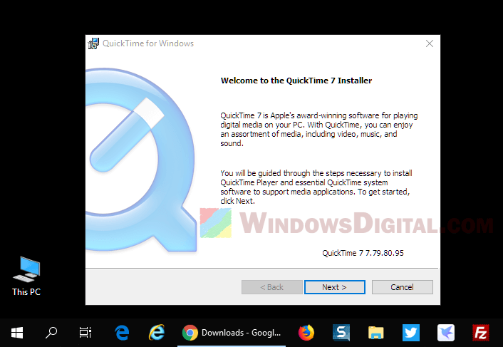 quicktime player download full version activator