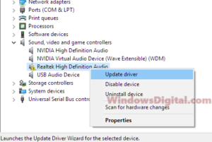 Realtek HD Audio Driver Manager Download For Windows 10 64-bit