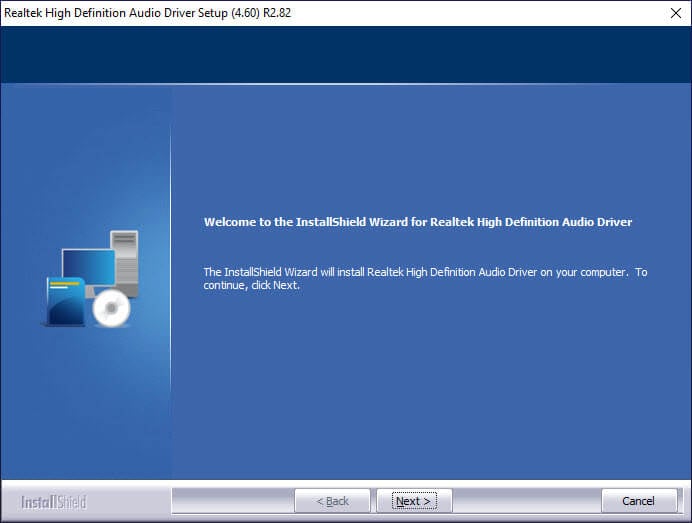 Realtek PC Audio Codec Installation