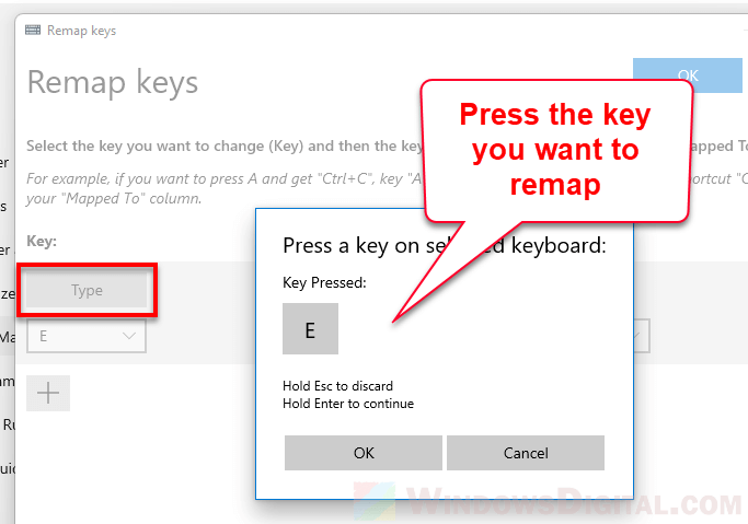 Reassign keyboard keys in Windows 11