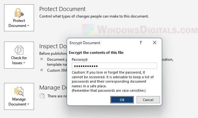 Recover Forgotten Word Document Password