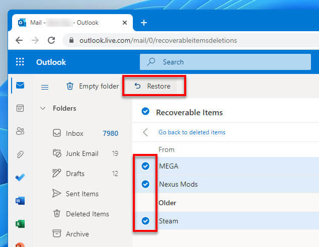 Recover Permanently Deleted Emails in Windows 11 Mail App