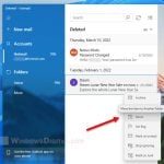 Recover deleted emails in Window 11 Mail app