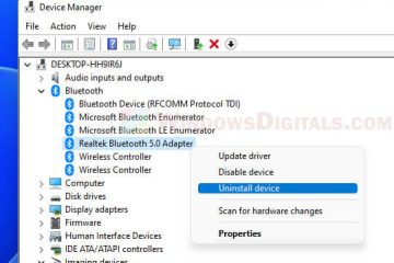 Reinstall Bluetooth driver Windows 11