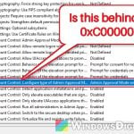 Remote Desktop Error 0xC000000D "The token that was passed to the function is invalid"