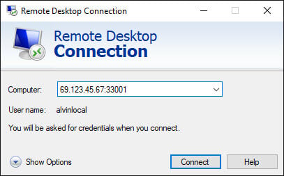 Remote Desktop multiple computers same IP address
