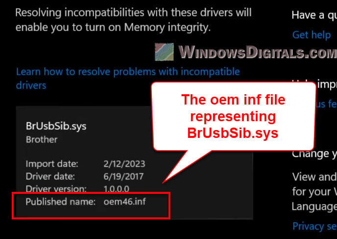 Remove BrUsbSib.sys Brother Driver
