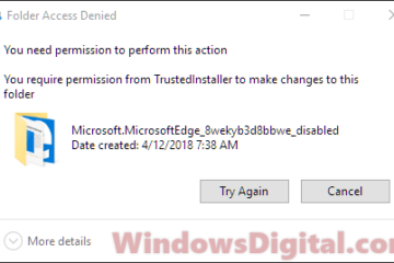 Remove Microsoft Edge from Windows 10