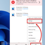 Remove Microsoft OneDrive from Taskbar Windows 11