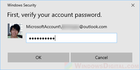 Remove PIN from Windows without password